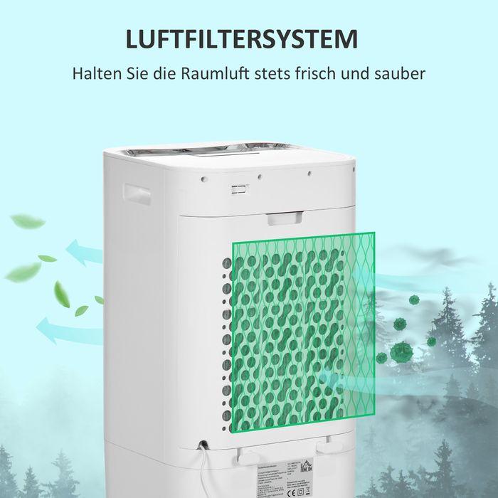 Actual product image Swisshandel24 3 in 1 Mobile Klimaanlage mit Luftbefeuchtung Wasserkühlung 15L Klimagerät (20 m²)