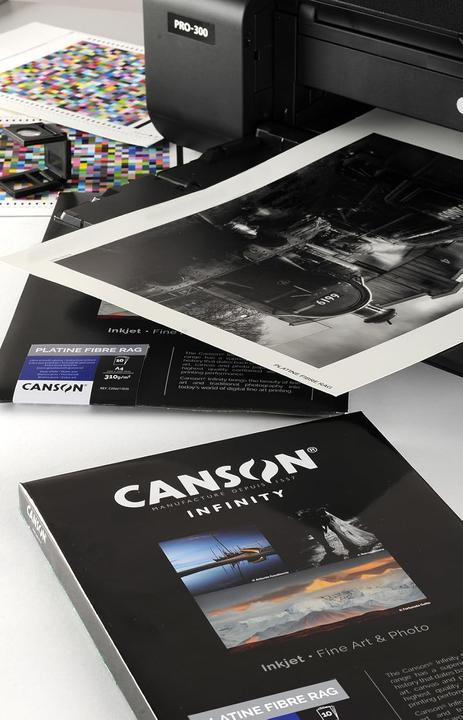 Produktbild Canson INFINITY Fotopapier "Platine Fibre Rag", 310 g/qm, A4 (310 g/m², A4, 25 x)