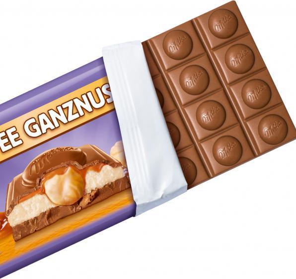 Actual product image Milka Mmmax Toffee Whole Nut (300 g)