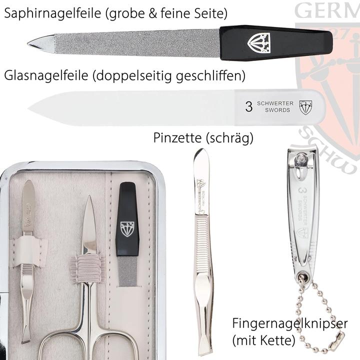 Immagine prodotto Drei Schwerter 6-teiliges Maniküre Set Genova