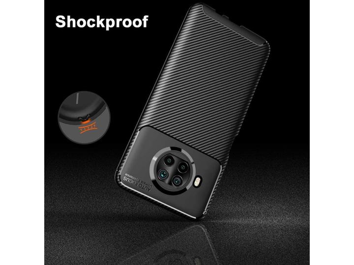 Produktbild Screenguard Xiaomi Mi 10T Lite Hülle Carbon Design TPU Case (Xiaomi Mi 10T Lite)
