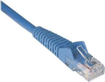Image du produit Eaton Câble Ethernet UTP moulé sans couture Cat6 Gigabit RJ45 M/M Bleu 4,57m (U/UTP, CAT6, 4.57 m)