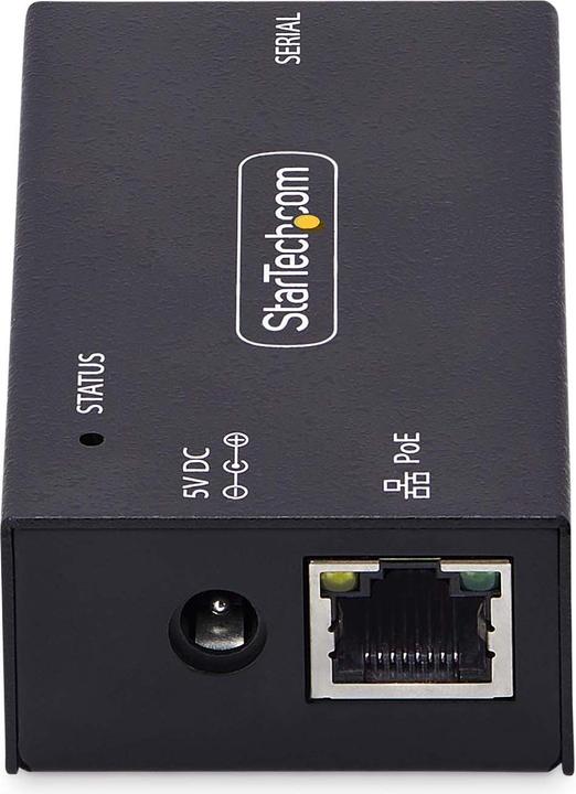 Produktbild StarTech com I13P-SERIAL-ETHERNET, IEEE 802.3af, IEEE 802.3i, IEEE 802.3u, 0 - 60 °C, -20 - 75 °C, 5