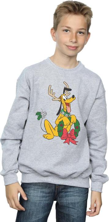 Actual product image Disney Boys Pluto Christmas Reindeer Sweatshirt (116)
