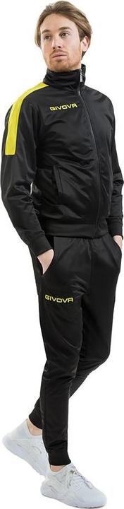 Actual product image Givova Tuta Revolution tracksuit black-yellow TR033 1007 2XS (XXS)