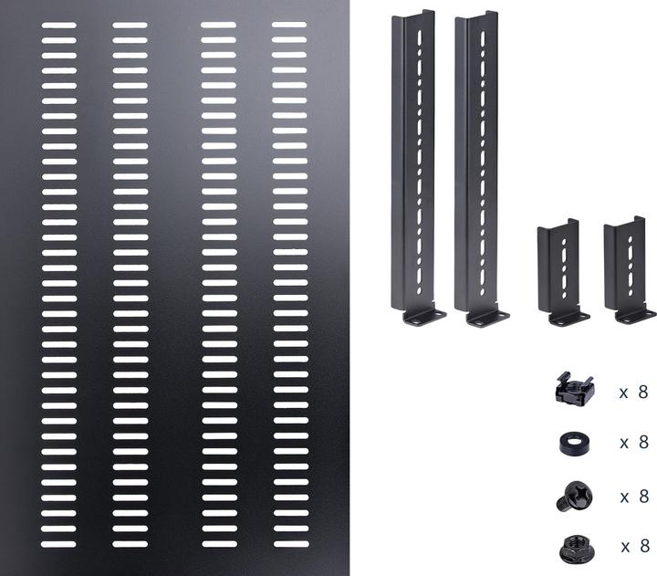 Produktbild StarTech 1 HE verstellbarer Schwerlast Fachboden für Server Rack/ Schrank bis 113 Kg - Fachboden Serversch...