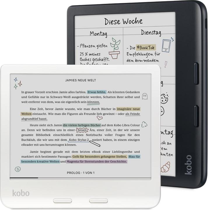 Kobo Libra Colour (7", 32 Go, Blanc)