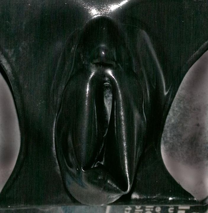 Actual product image LateX Toys Panties with vagina condom (L)