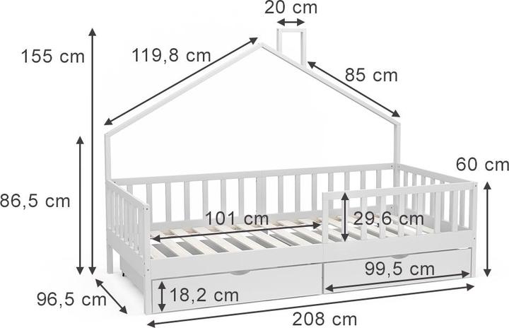 Produktbild VitaliSpa Justus (90 x 200 cm)