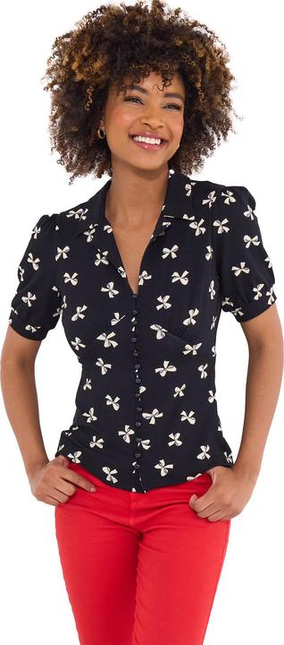 Actual product image Joe Browns Bow Print Jersey Top (42)