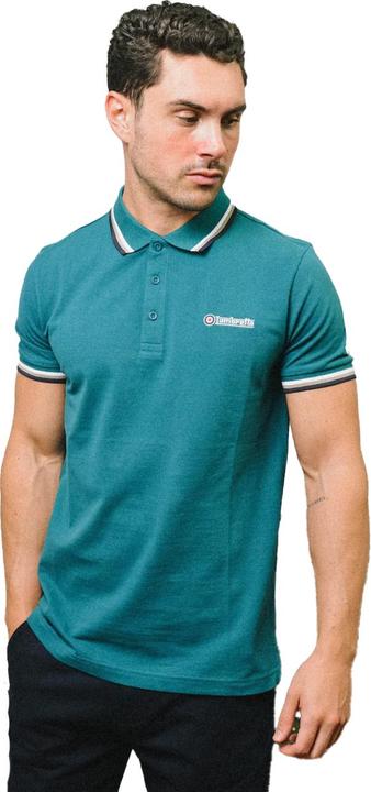Actual product image Lambretta Mens SS25 Triple Tipped Polo Shirt (4XL)