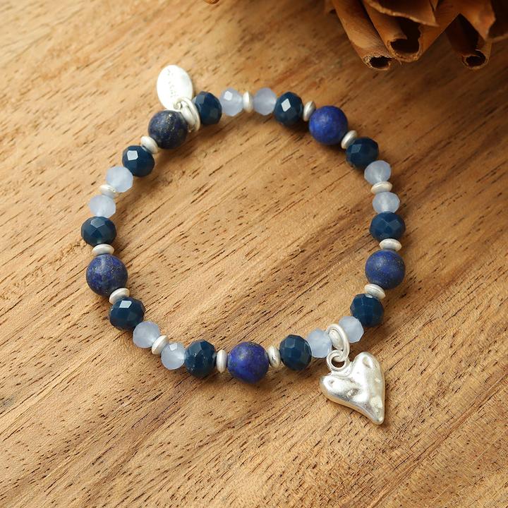 Produktbild Andreani Armband mit echtem Lavastein (8 cm, Steine, Metall)