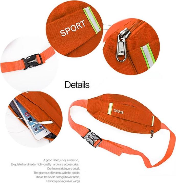 Actual product image Cover-Discount Universal - Slim sports fanny pack blue