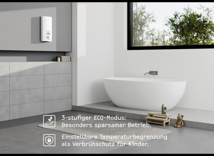 Actual product image Stiebel Eltron DEL 18/21/24 Plus Electronic instantaneous water heater, 3i technology