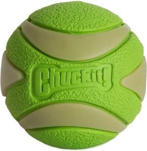 Chuckit! Max Glow Ultra Squeekerbal Groen (Ball toy dog)