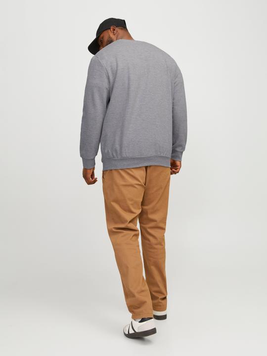 Produktbild Jack & Jones Plus Size Einfarbig Sweatshirt mit Rundhals Sweatshirt mit Rundhals (8XL)