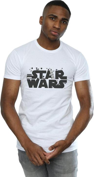 Immagine prodotto Star Wars Minimalist Logo Maglietta Uomo (XXL)