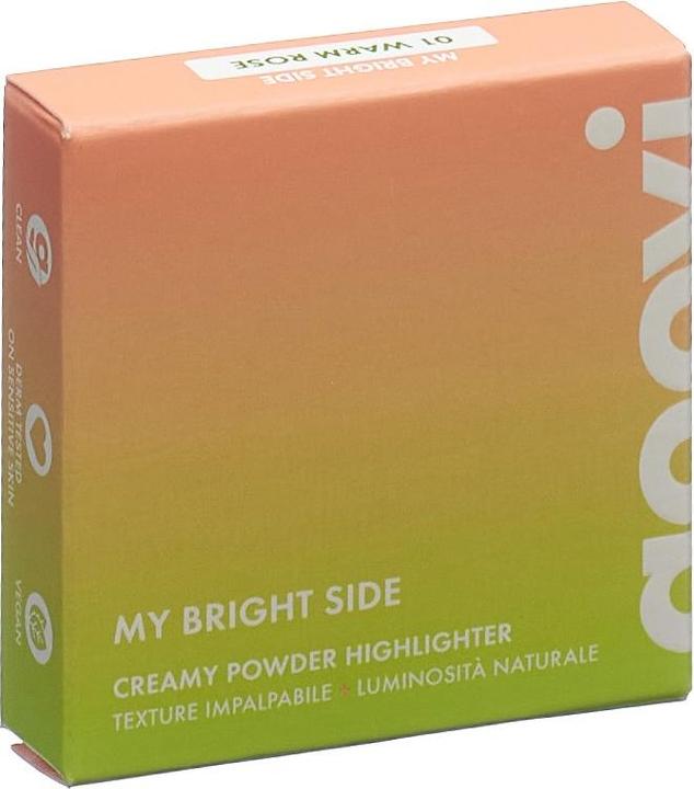 Actual product image Goovi HIGHLIGHTER MY BRIDE SIGHT-GOOVI Highlighter 01 (01 Warm Rose, Highlighter, 3.90 g)