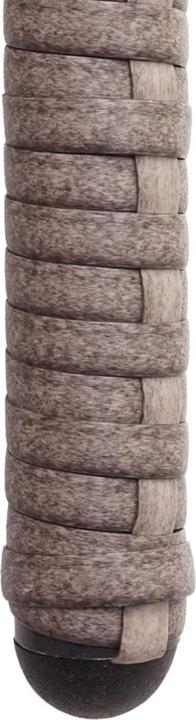 Produktbild Swisshandel24 2x Poly-Rattan Stuhl, Balkonstuhl Gartenstuhl, stapelbar - grau, Kissen dunkelgrau