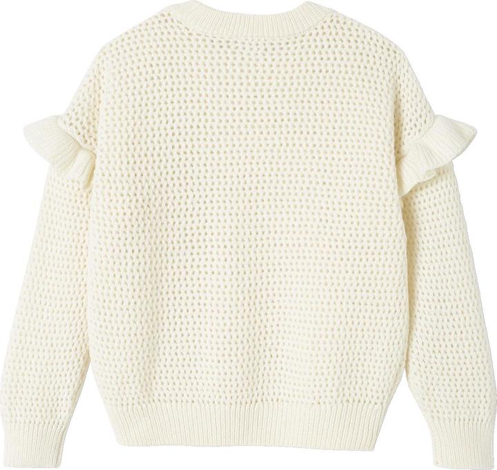 Actual product image Vertbaudet Girls' jumper with flounces (128)