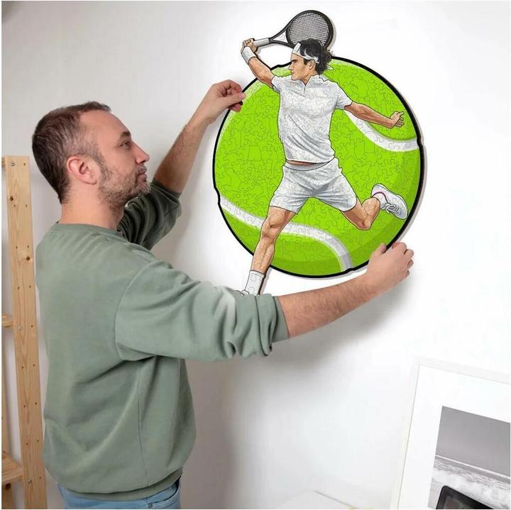 Image du produit Iconic Roger Federer - Tennis - Puzzle en bois Taille M (270 pièces) (270 pièces)