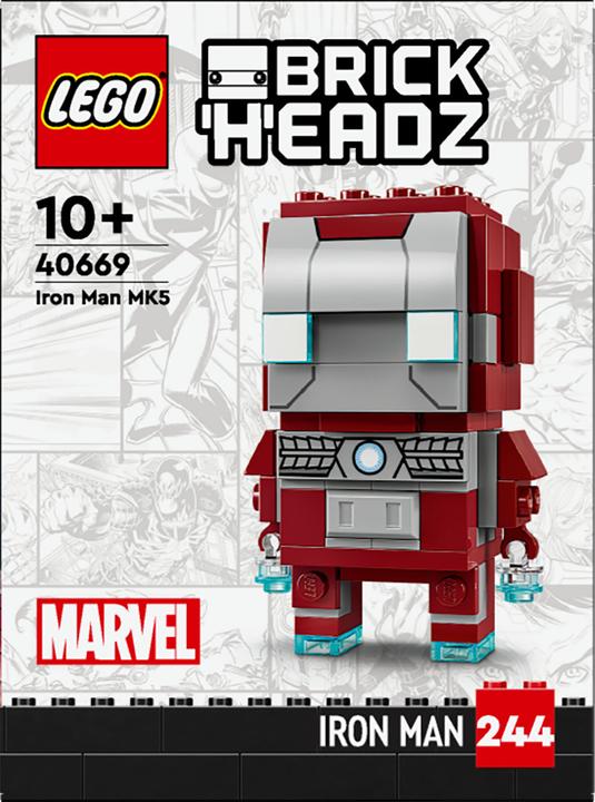 Produktbild LEGO BrickHeadz Marvel Iron Man MK5 (40669, LEGO Brickheadz)