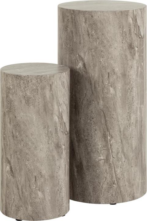 Actual product image AC Design Dice Podest Basel-Stoff beige 24, Basis