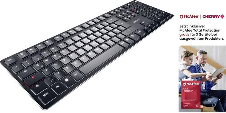 Actual product image CHERRY KW X ULP + McAfee 1Y 3 User (DE, Cable, Wireless)