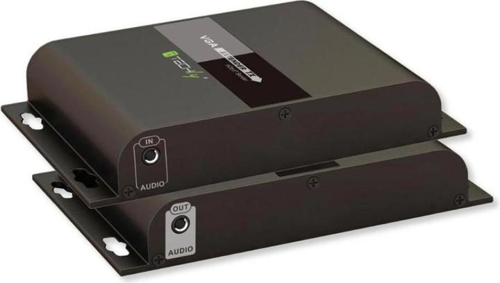 Actual product image Techly HDMI HDbitT Extender with IR 3D over Cat.6 cable up to 120m (Video Switch)