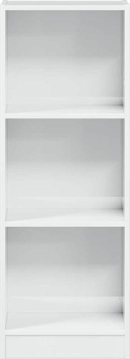 Produktbild VidaXL Bücherregal Hochglanz-Weiss 40x24x143 cm Holzwerkstoff (40 x 24 x 143 cm)