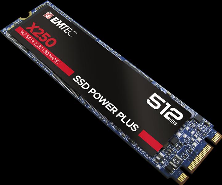 Immagine prodotto Emtec Disco rigido SSD X250 512 GB M.2 2280 SATA III (ECSSD512GX250) (512 GB, M.2 2280)