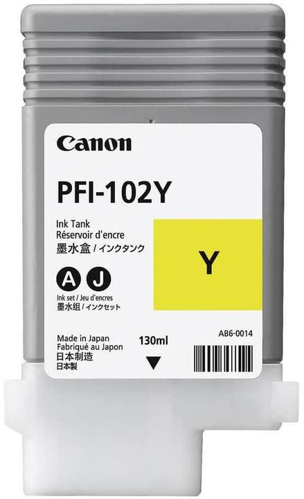 Actual product image Canon Pfi-102y (Y)
