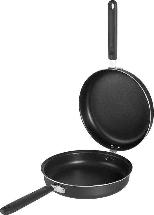 Produktbild Ibili Tortillapfanne Fusion 20 cm Ideal für die Zubereitung von Tortillas, Crepes und Omelettes (20 cm, Pfannenset + Topfset, Aluminium)