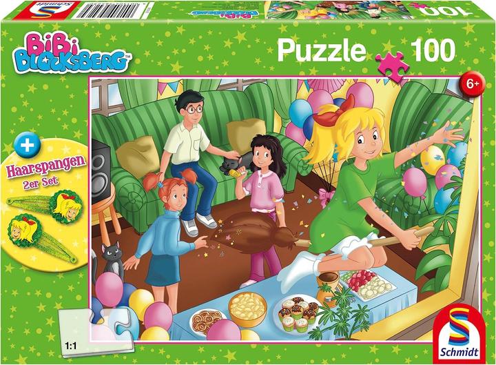Actual product image Schmidt Spiele Bibi Blocksberg birthday party incl hair clips (100 pieces)