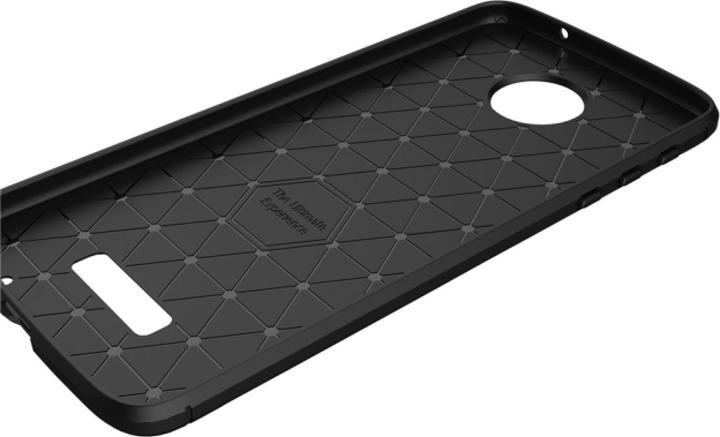 Actual product image Screenguard Lenovo Moto Z Cover Carbon Brushed Soft TPU (Motorola Moto Z)