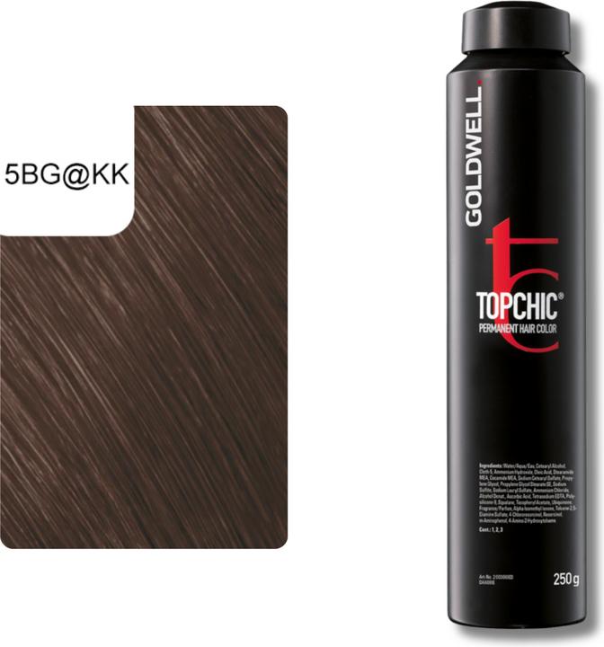 Actual product image Goldwell Topchic Elumenated (5BG@KK - brown gold elumenated intense copper)