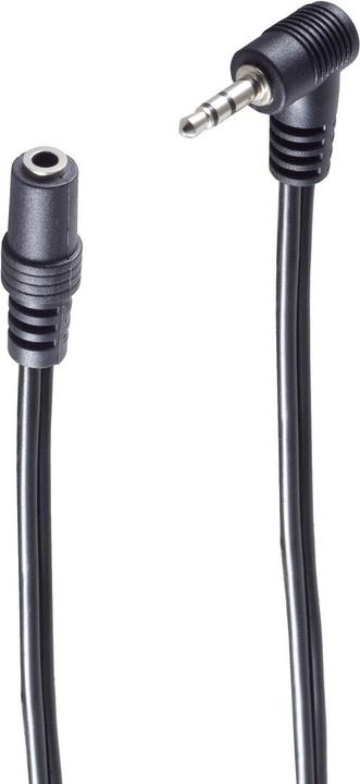 Image du produit Shiverpeaks ®-BASIC-S--Rallonge jack-angle-prise jack 2,5mm vers prise jack 3,5mm, 0,2m (0.20 m)