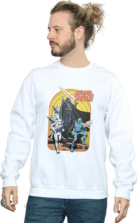 Produktbild Star Wars Vintage Comic Scene Sweatshirt (XXL)
