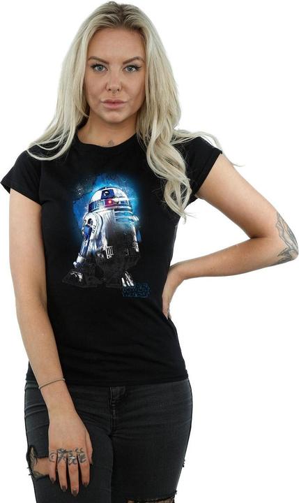 Image du produit Star Wars - T-shirt THE LAST JEDI R2-D2 BRUSHED - Femme (S)