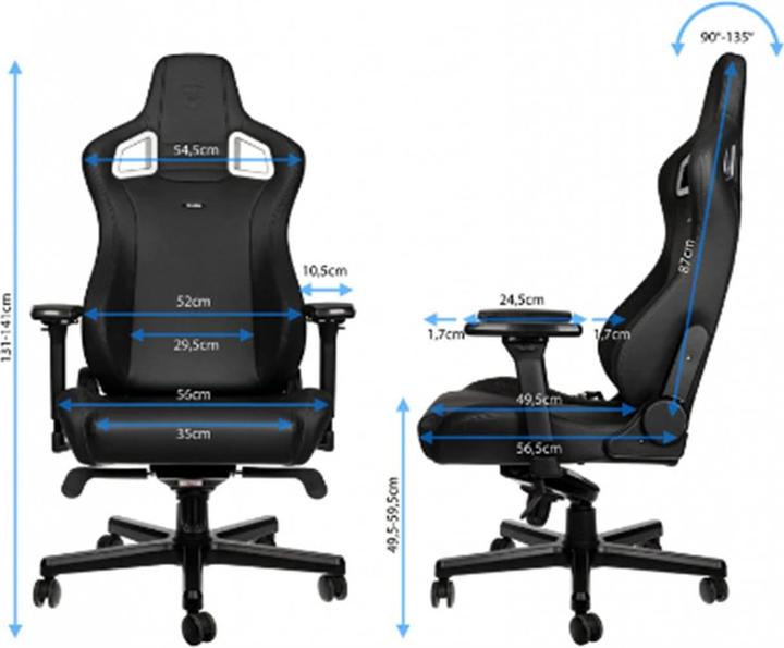 Image du produit noblechairs EPIC - Black Edition