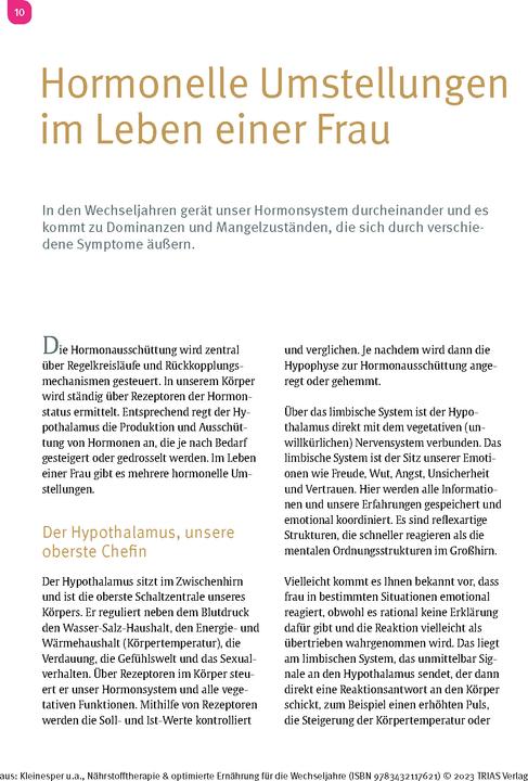 Immagine prodotto Nährstofftherapie & optimierte Ernährung für die Wechseljahre (Tedesco, Katrin Kleinesper, Ursula Linzer, 2023)