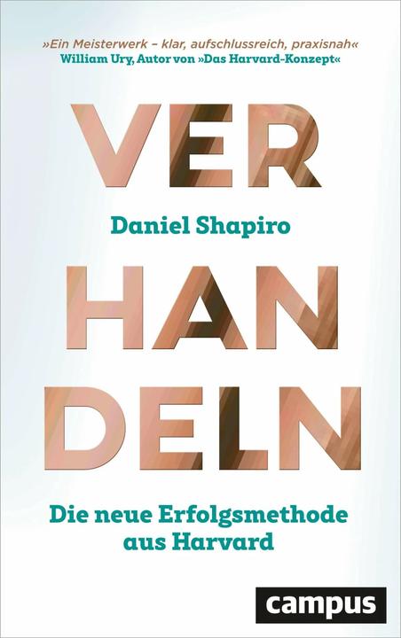 Produktbild Verhandeln (Deutsch, Jürgen Neubauer, Daniel Shapiro, 2018)