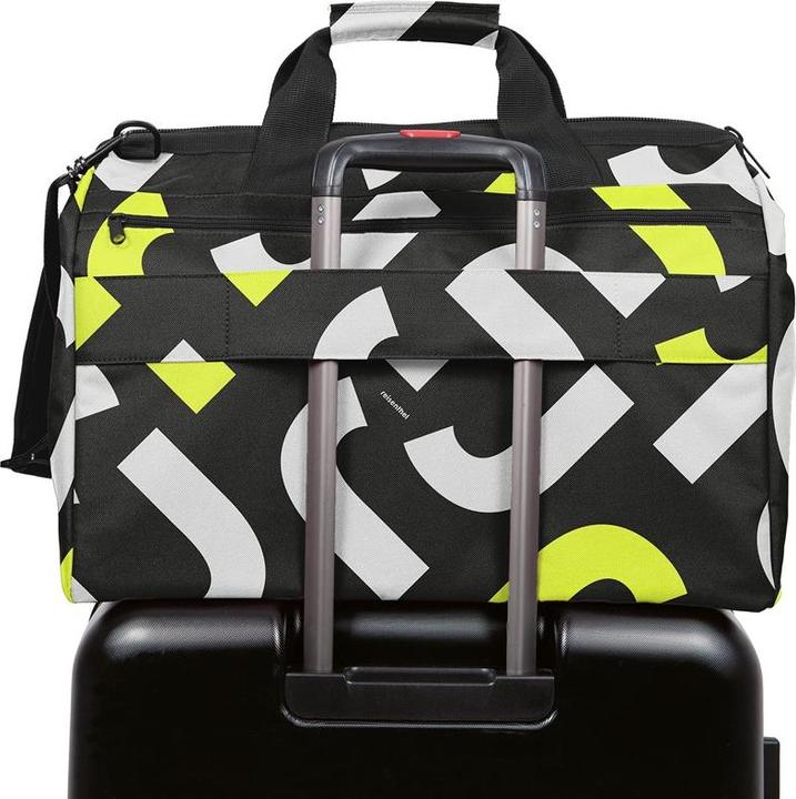 Produktbild reisenthel Allrounder L Pocket Bold Signature Yellow – Vielseitige Doktortasche für Reise, Arbeit un (Tasche)