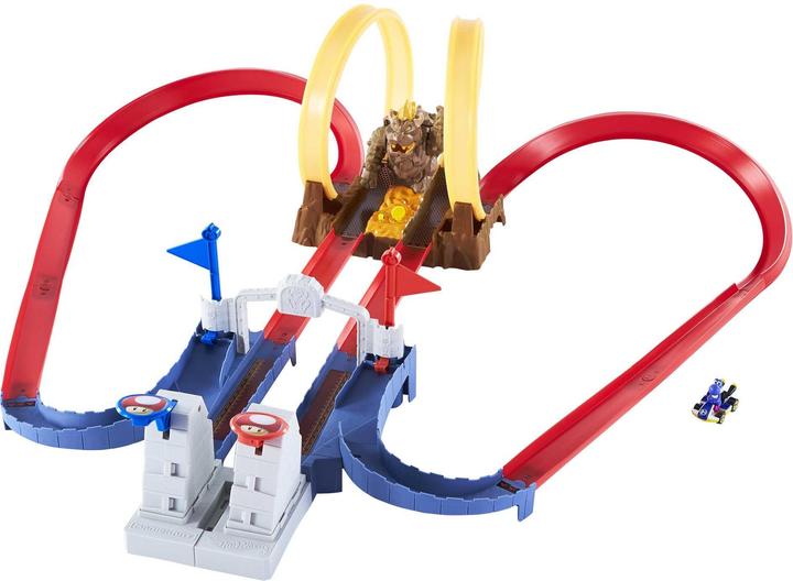 Produktbild Hot Wheels Heisse Räder Mario Kart Bowsers Castle Chaos Spielset
