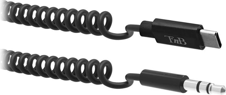 Immagine prodotto T'nB Cavo a spirale con jack USB-C/3,5 mm