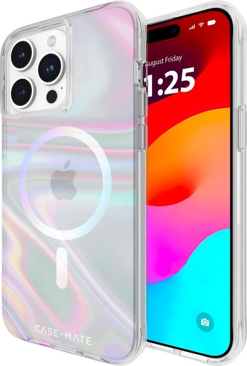 Immagine prodotto Case-Mate Bolla di sapone MagSafe - Custodia per iPhone 15 Pro Max (iridescente) (Apple iPhone 15 Pro Max)