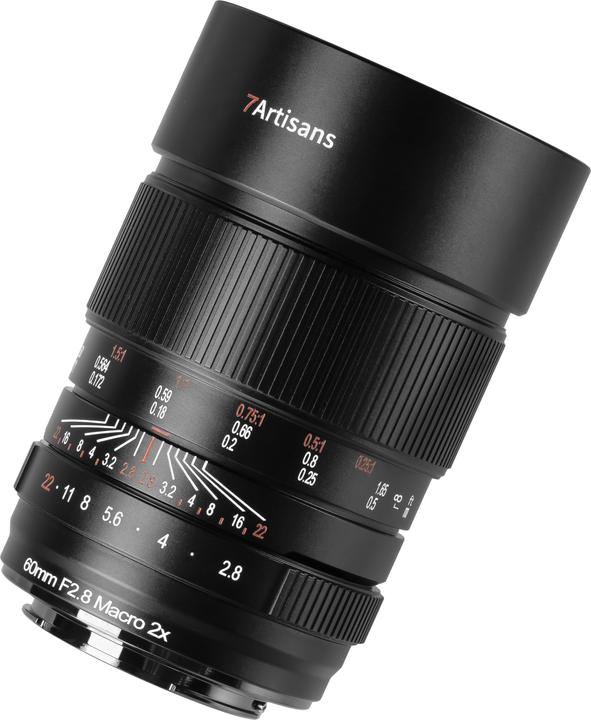 Image du produit 7artisans 60mm F2.8 Macro 2x Nikon (Z Mount) (Nikon Z, Plein format)