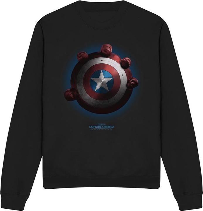 Actual product image Captain America Unisex Adult Red Hulk Shield Sweatshirt (XL)