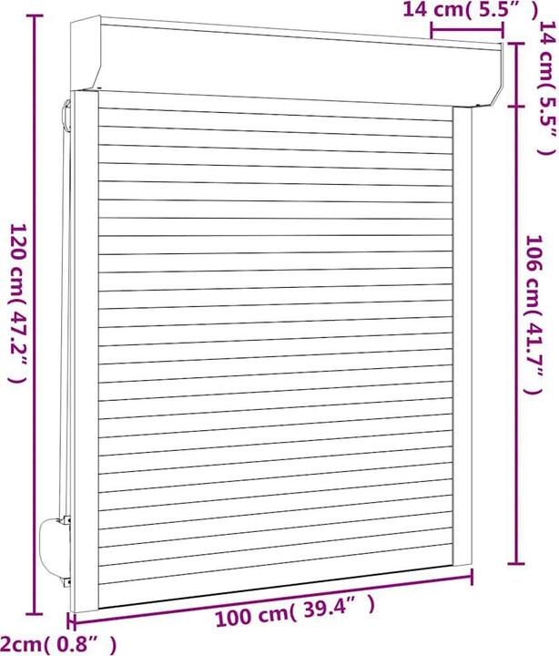 Produktbild VidaXL Helin (100 x 120 cm)