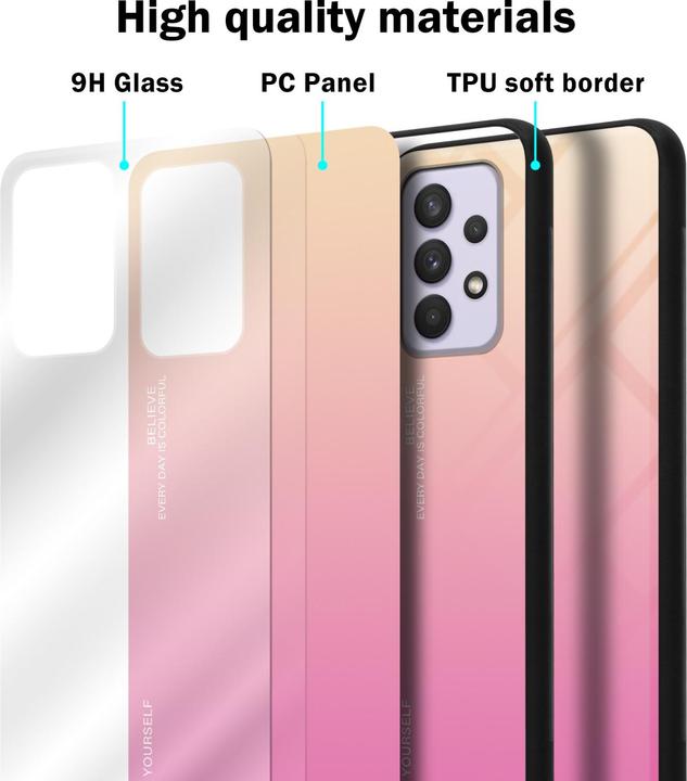 Image du produit Cadorabo TPU 2 couleurs Housse en verre (Samsung Galaxy A33 5G)